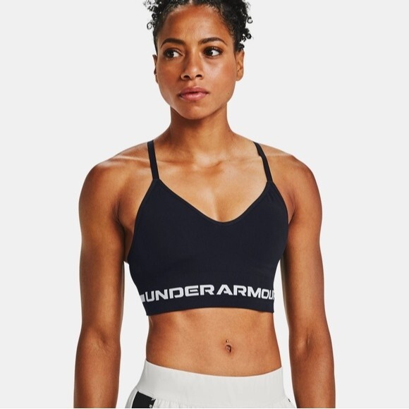 Under Armour  Seamless Low Long Sports Bra size small - Picture 1 of 7